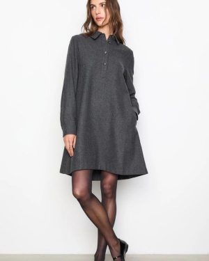 Odette Dress Grey Melange