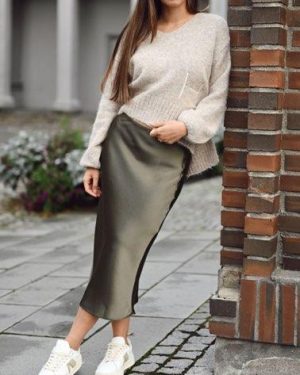 Saagneta long skirt - Deep Forrest