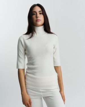 Melly merino tee White