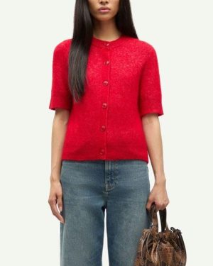 Sanoura SS Cardiagan - Haute Red