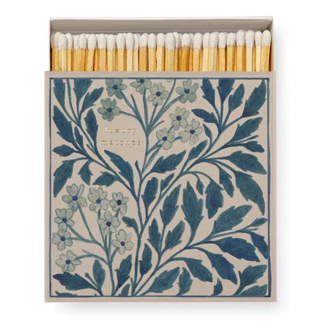 Fyrstikker - Blue Floral by Wanderlust Paper Co