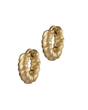 Cable Hoop - Gold