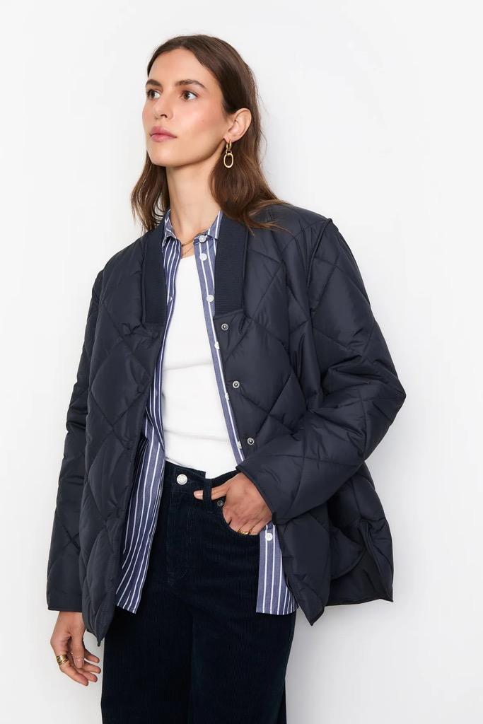 Marion Quilted Jacket Navy
