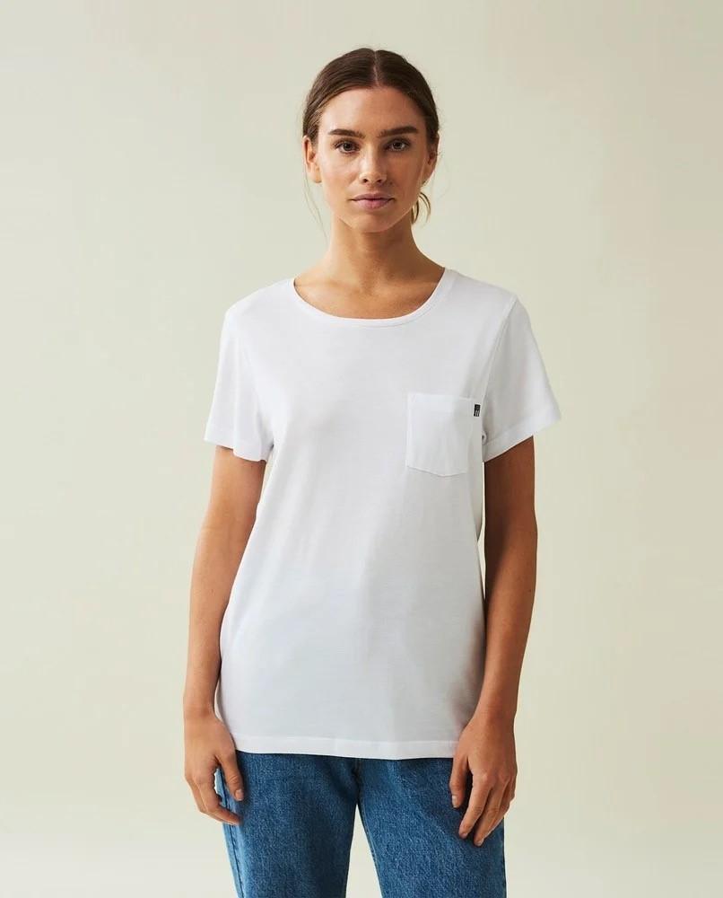 Ashley Jersey Tee White