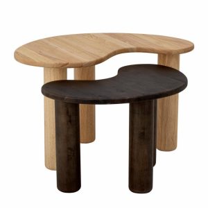 Luppa sofabord Natur Gummitre - Bilde 4