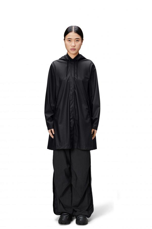 A - Line W Jacket Black