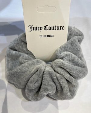 Juicy Couture Scrunchie - Silver Marl.