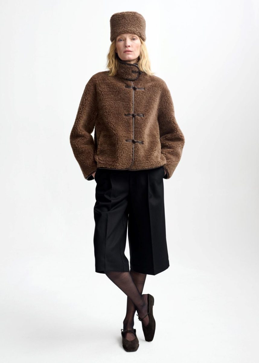 Zola Lamb Fur Jacket Cappucino