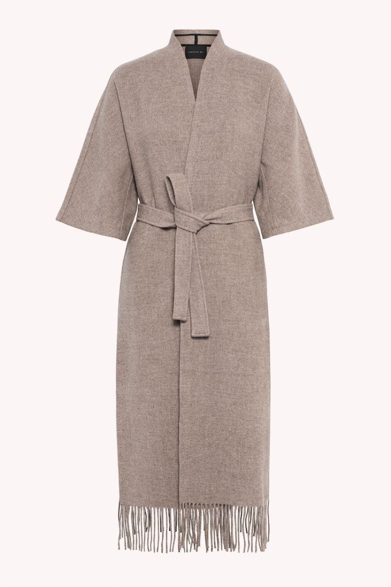 Ruby Lambswool Coat - Desert