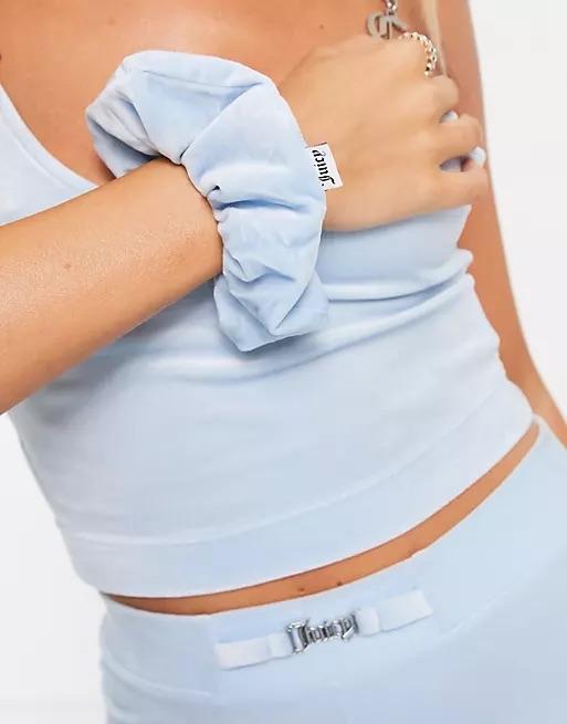 Juicy Couture Scrunchie - Grey Blue