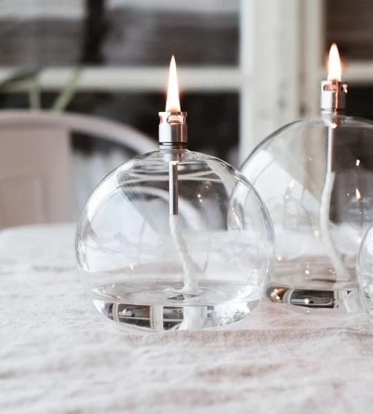 Peri Design Oljelampe Ball Medium Brass