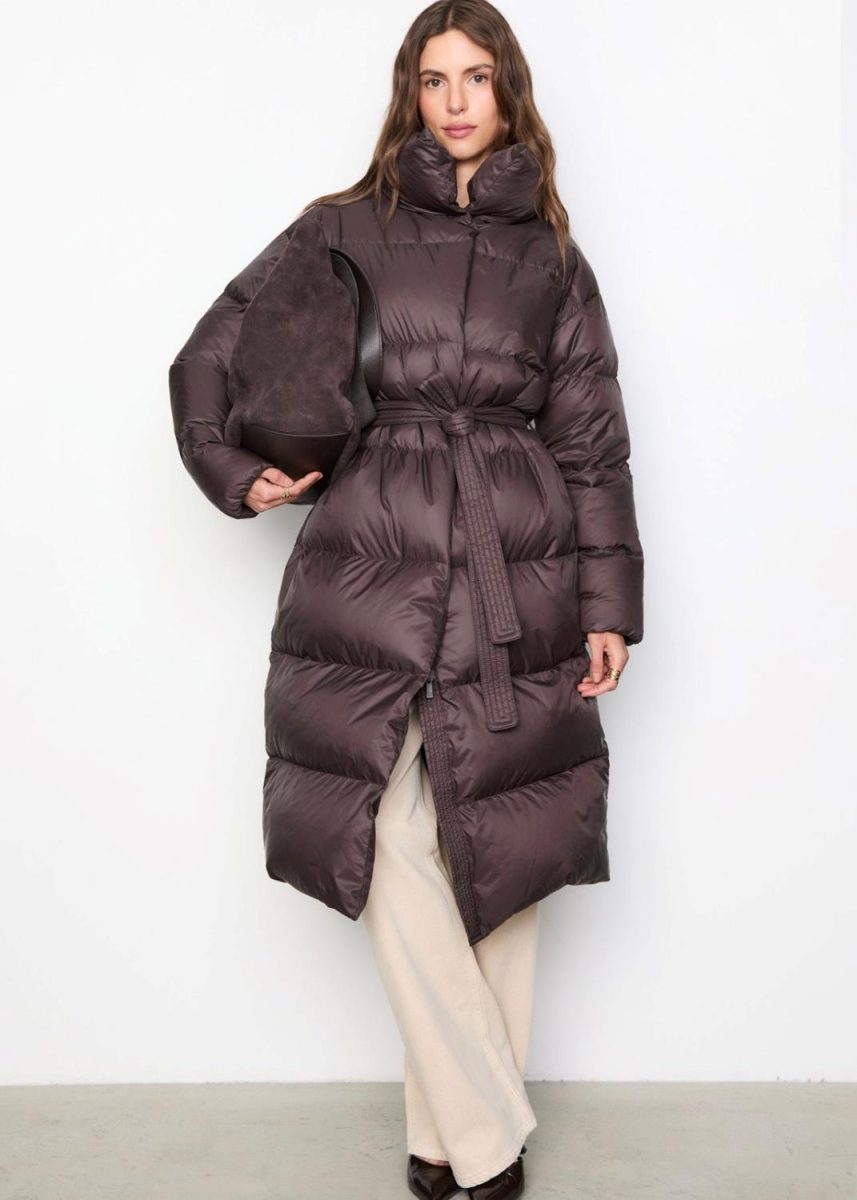 Dakota Down Coat Dark Brown