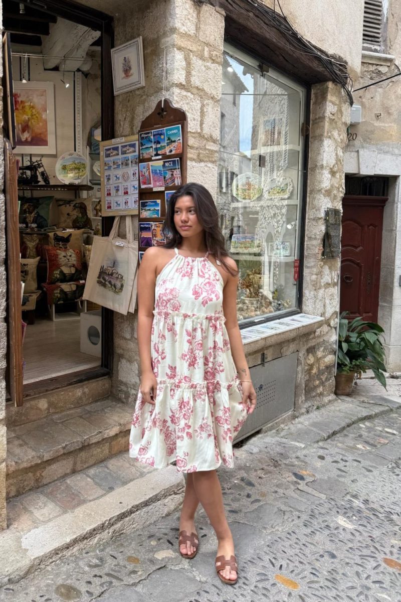 AbbyIc Dress - Vintage Rose
