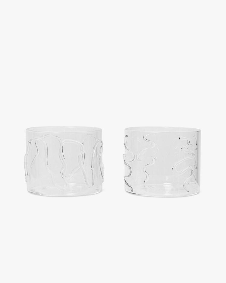 Doodle Glasses - set of 2 - Low