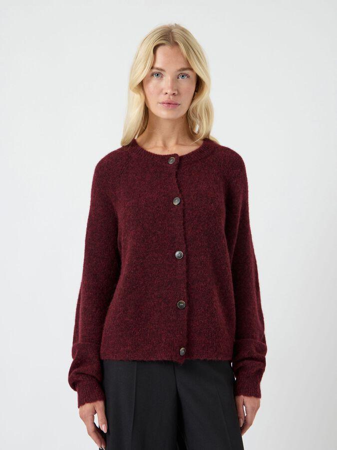 Yasjohi ls Wool Knit Cardigan Port Royale