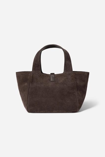 Lucille Tote Bag Small Dark Brown