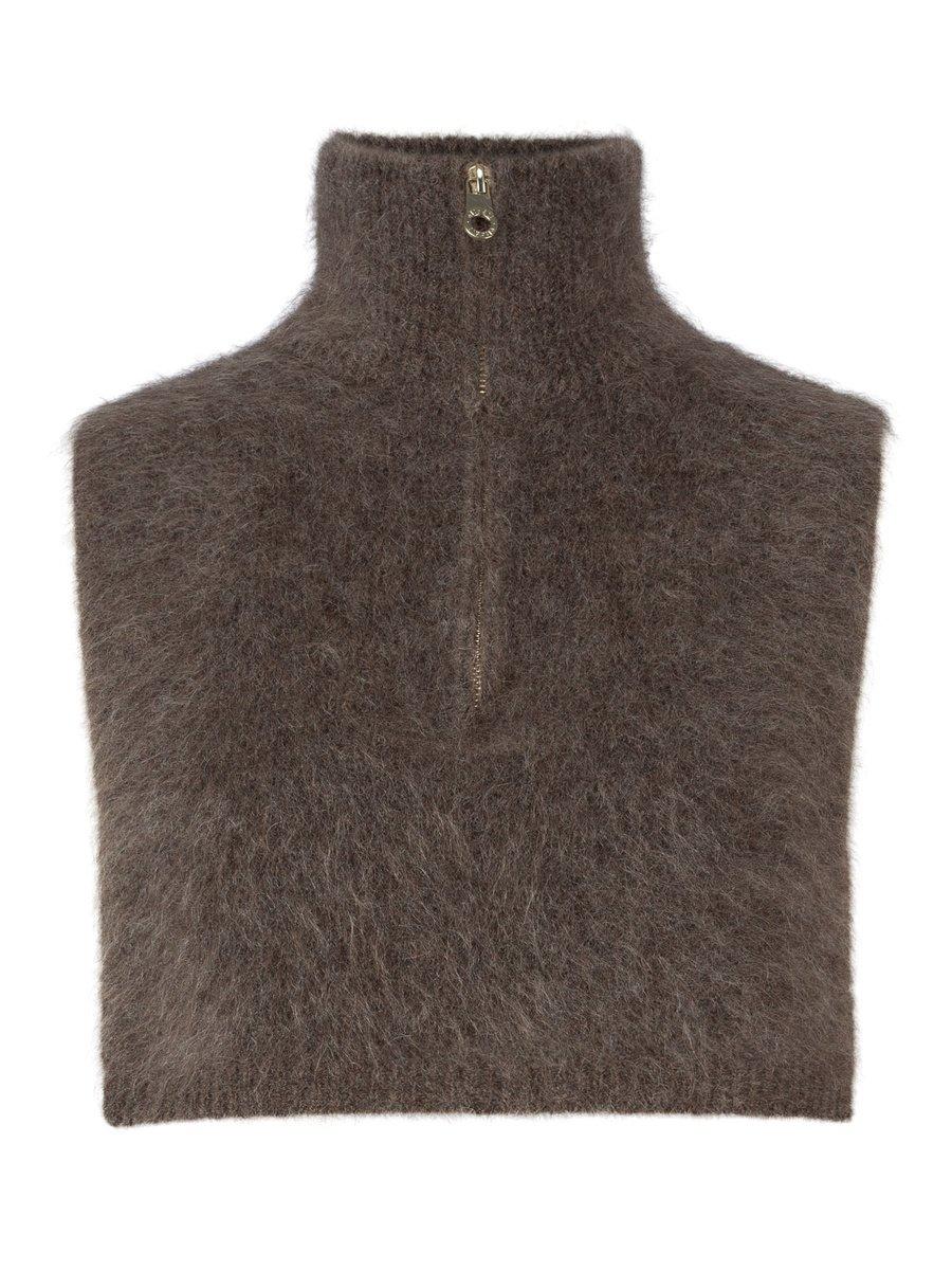Belinda chunky high neck Brown