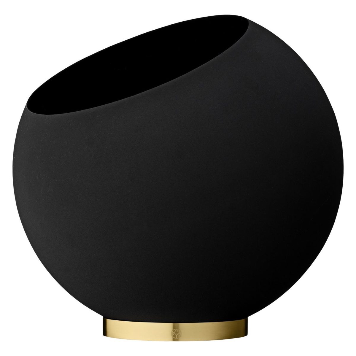 Globe Flower Pot Black XXL