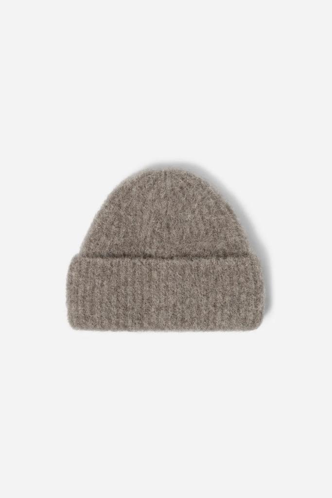 Ayla Beanie Taupe Melange