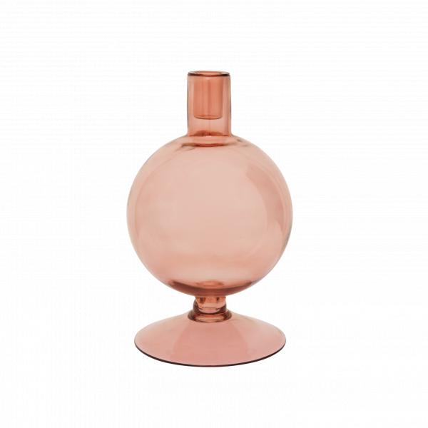 Candle holder Sopra cameo brown