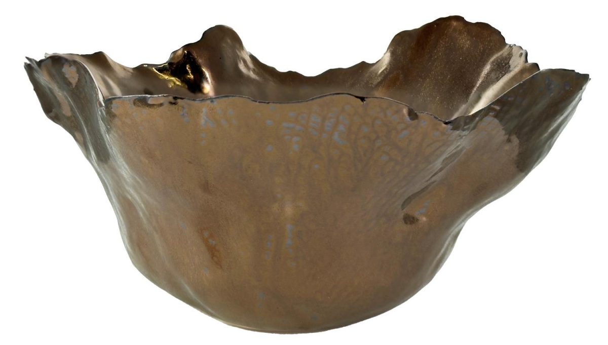 Cera skål kobber d 20 x h 10 cm