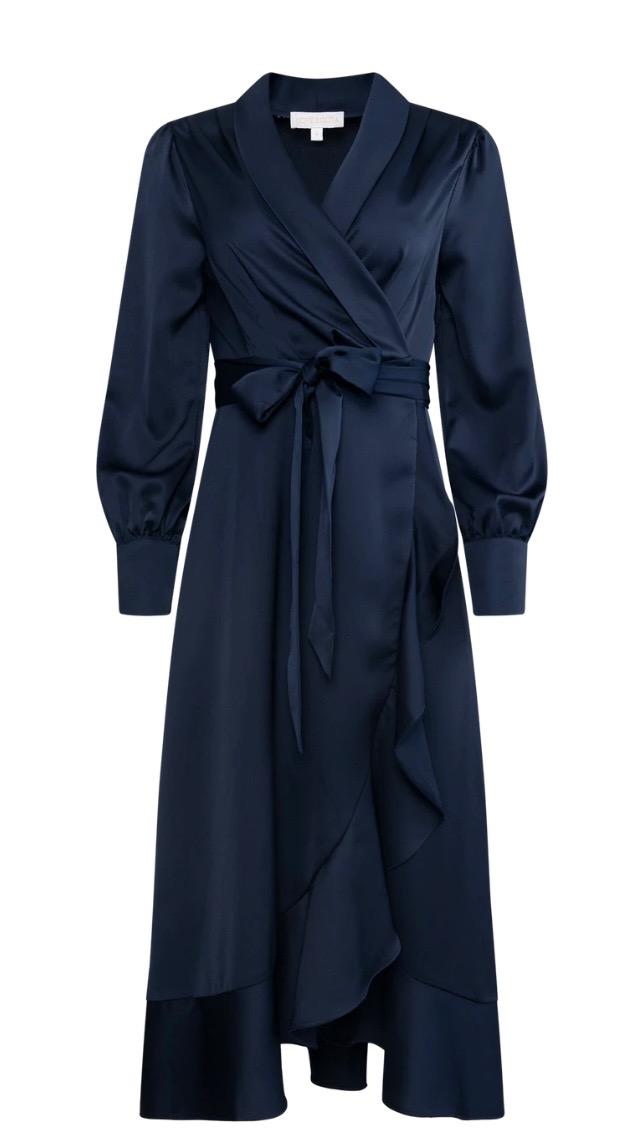Iza Midi Dress Blue