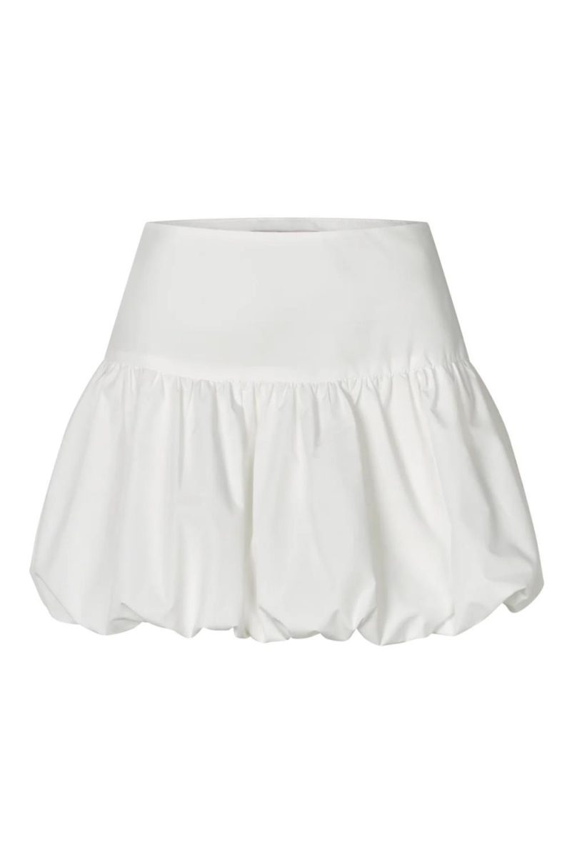 Fia Ballon Skirt - White