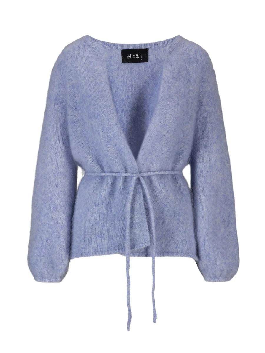 Fredrikke Chunky Cardigan- Light Blue