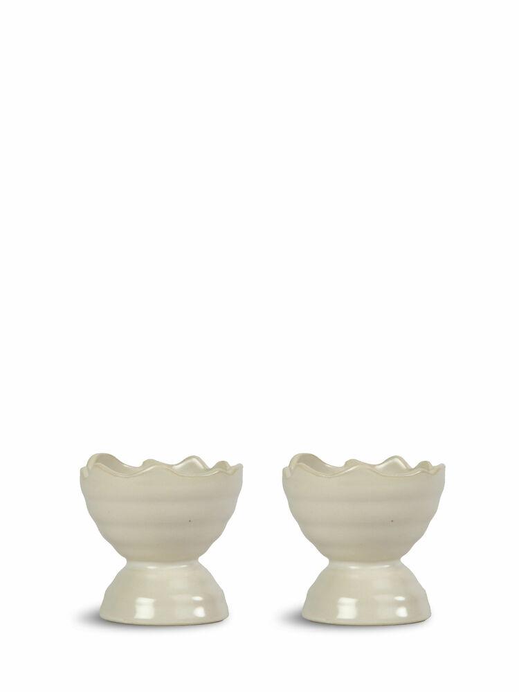 Ellen eggeglass hvit