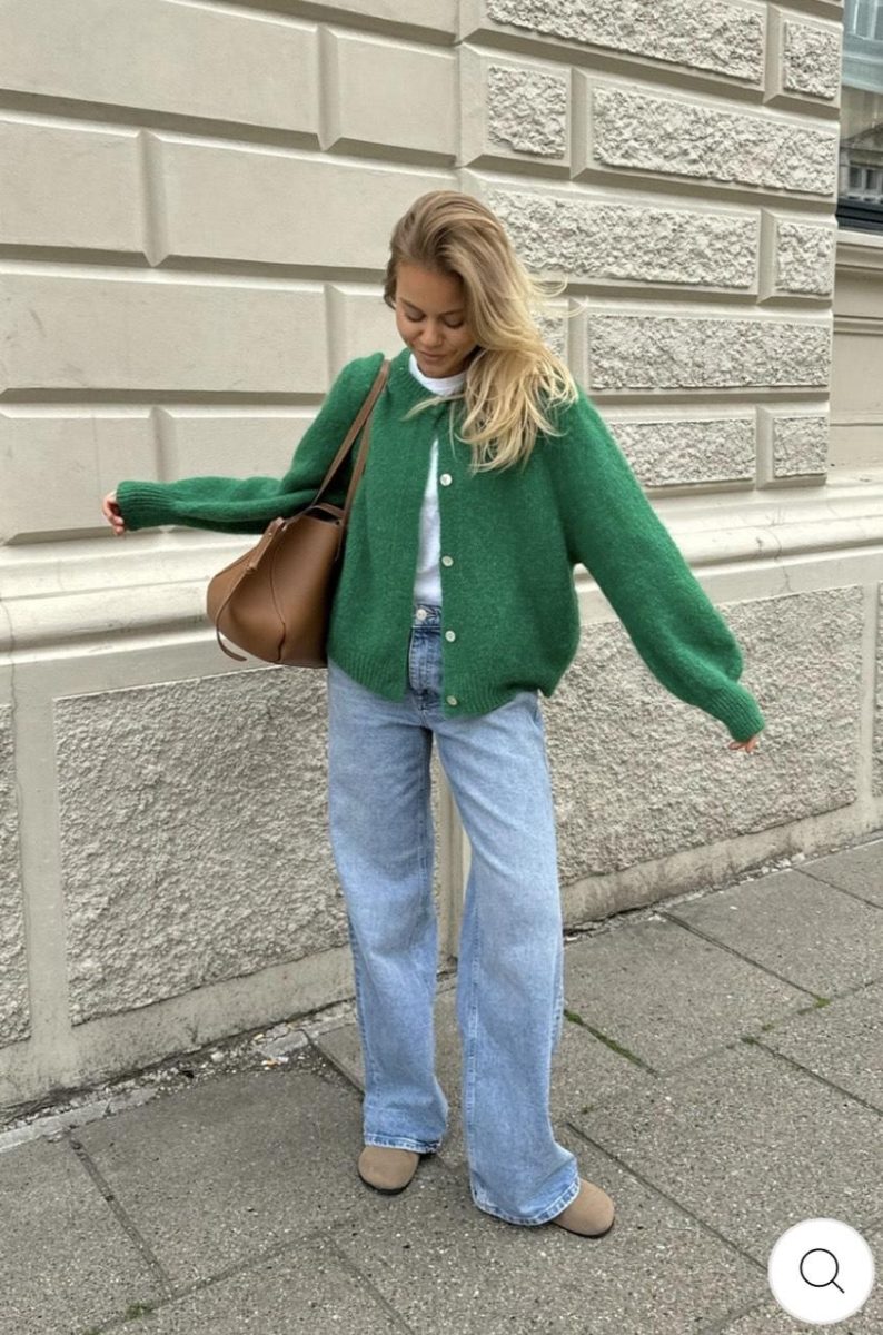 IdaIC Cardigan Grønn
