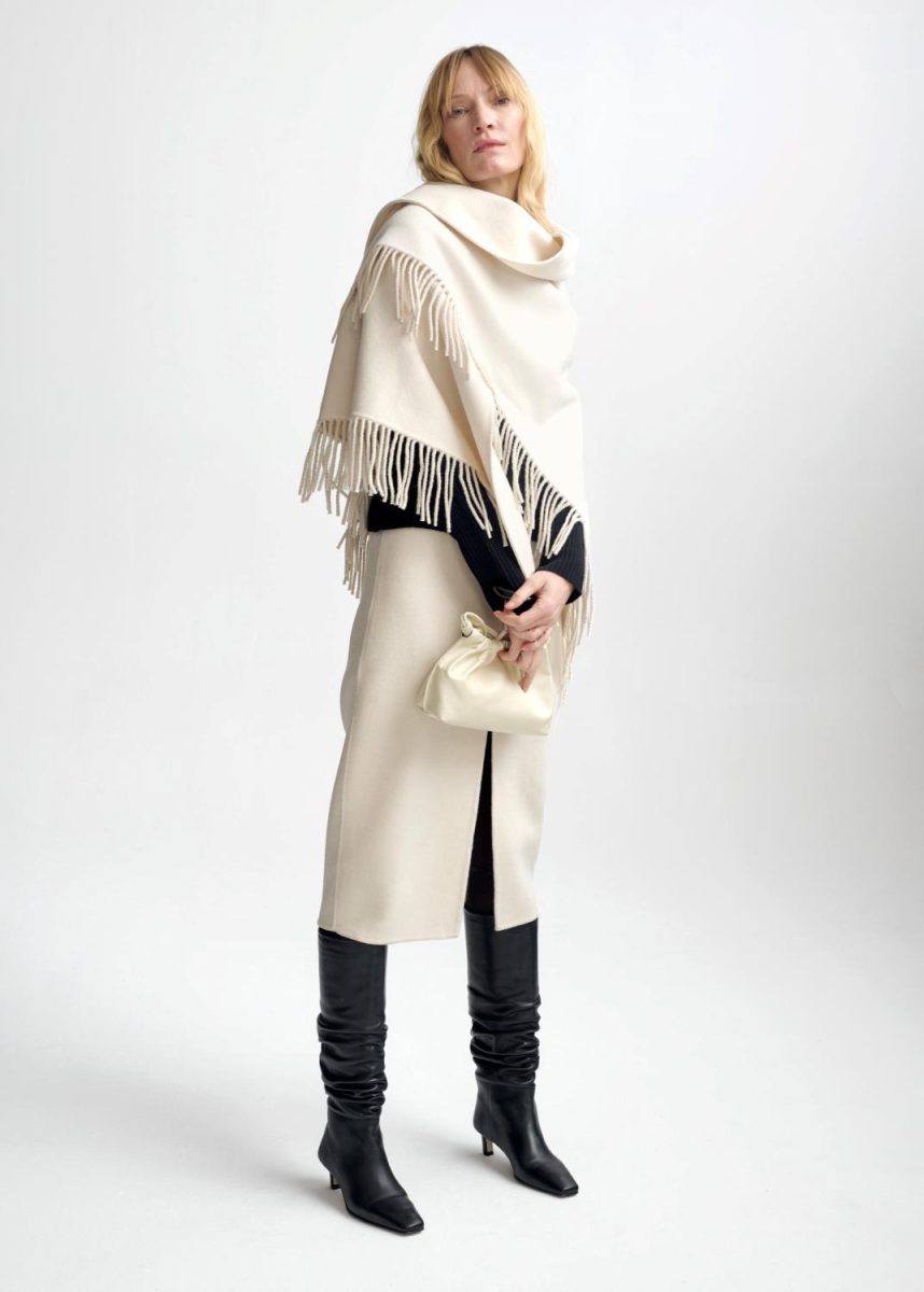 Alba Wool Scarf Eggshell