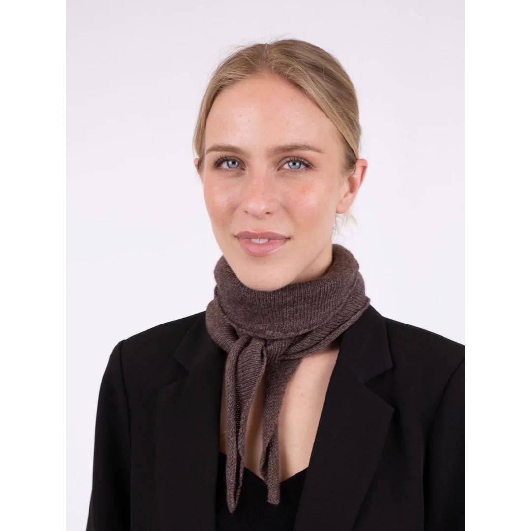 Misty Medium Scarf Dark Brown