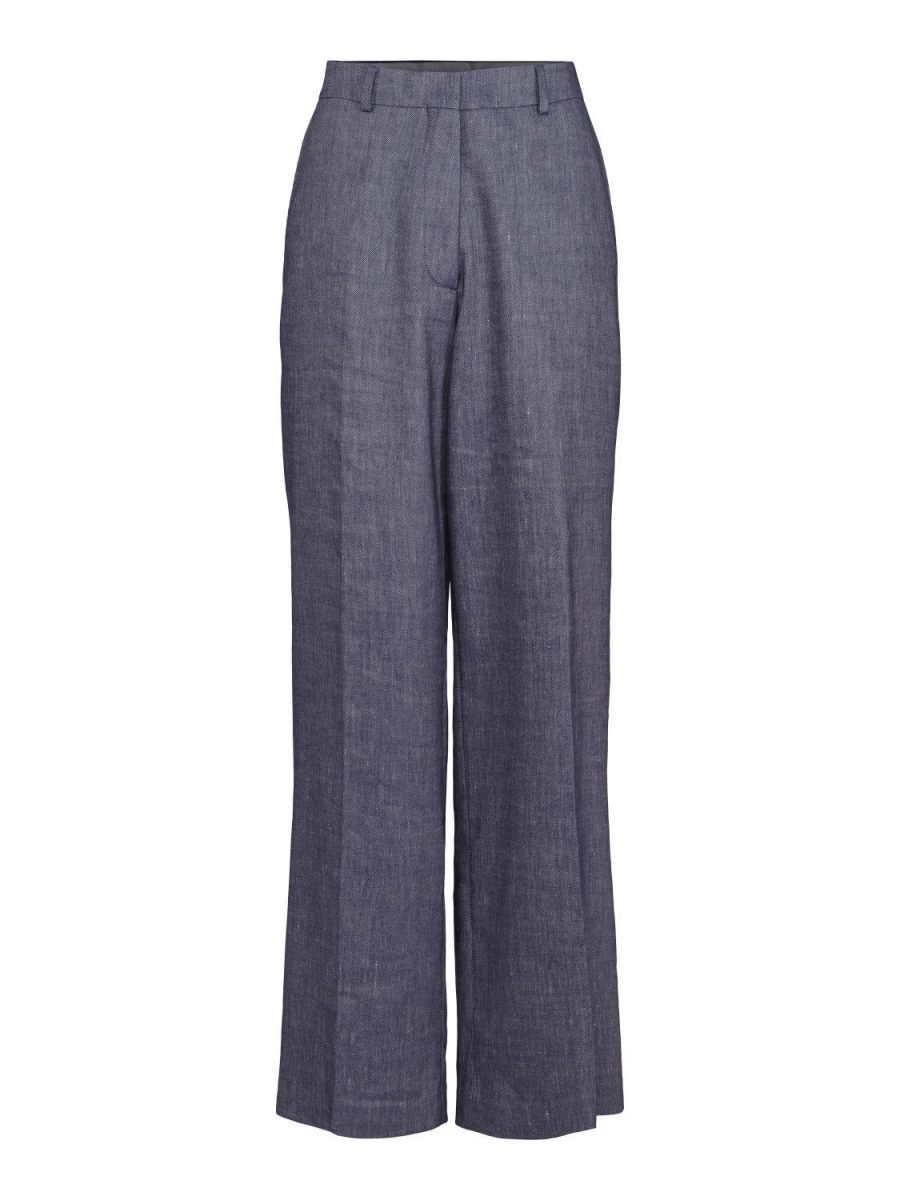 Arlie Linen Pant - Indigo