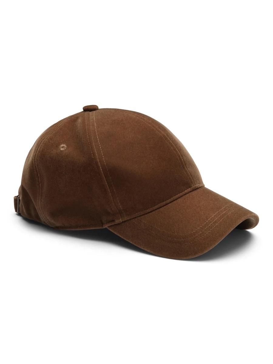 Julie Velvet Cap - Brown