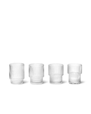 Ripple Glasses set/4 blank