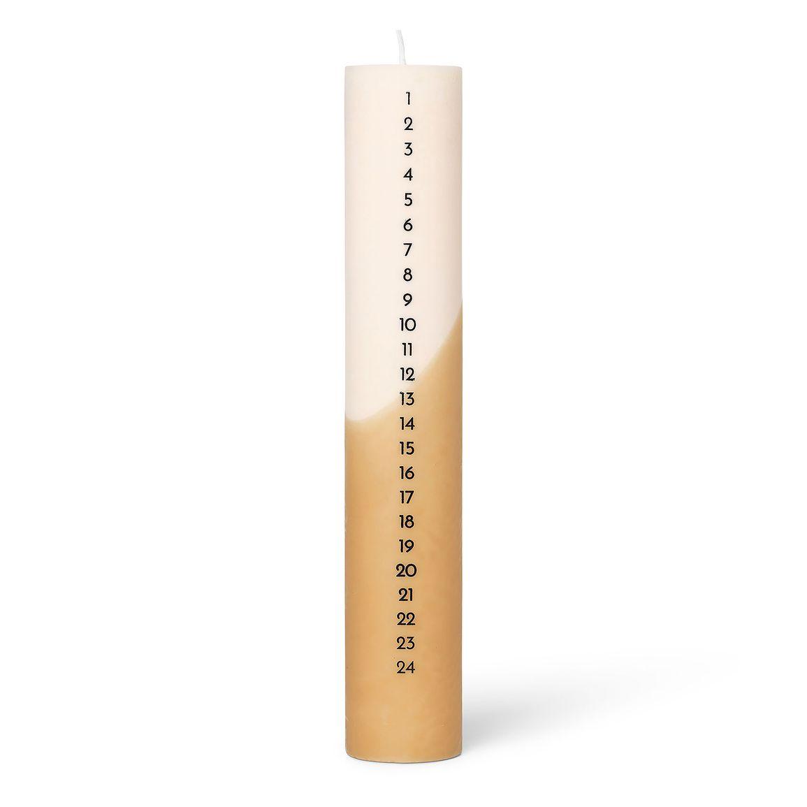 Advent Calendar Candle - Straw