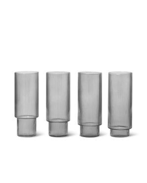 Ripple Long Drink Smoked Grey (sett med 4)