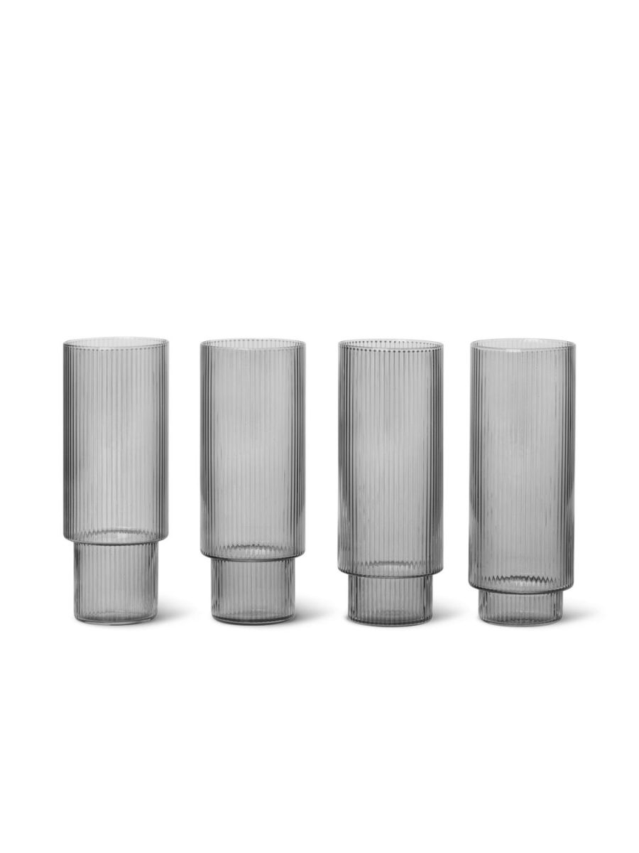 Ripple Long Drink Smoked Grey (sett med 4)
