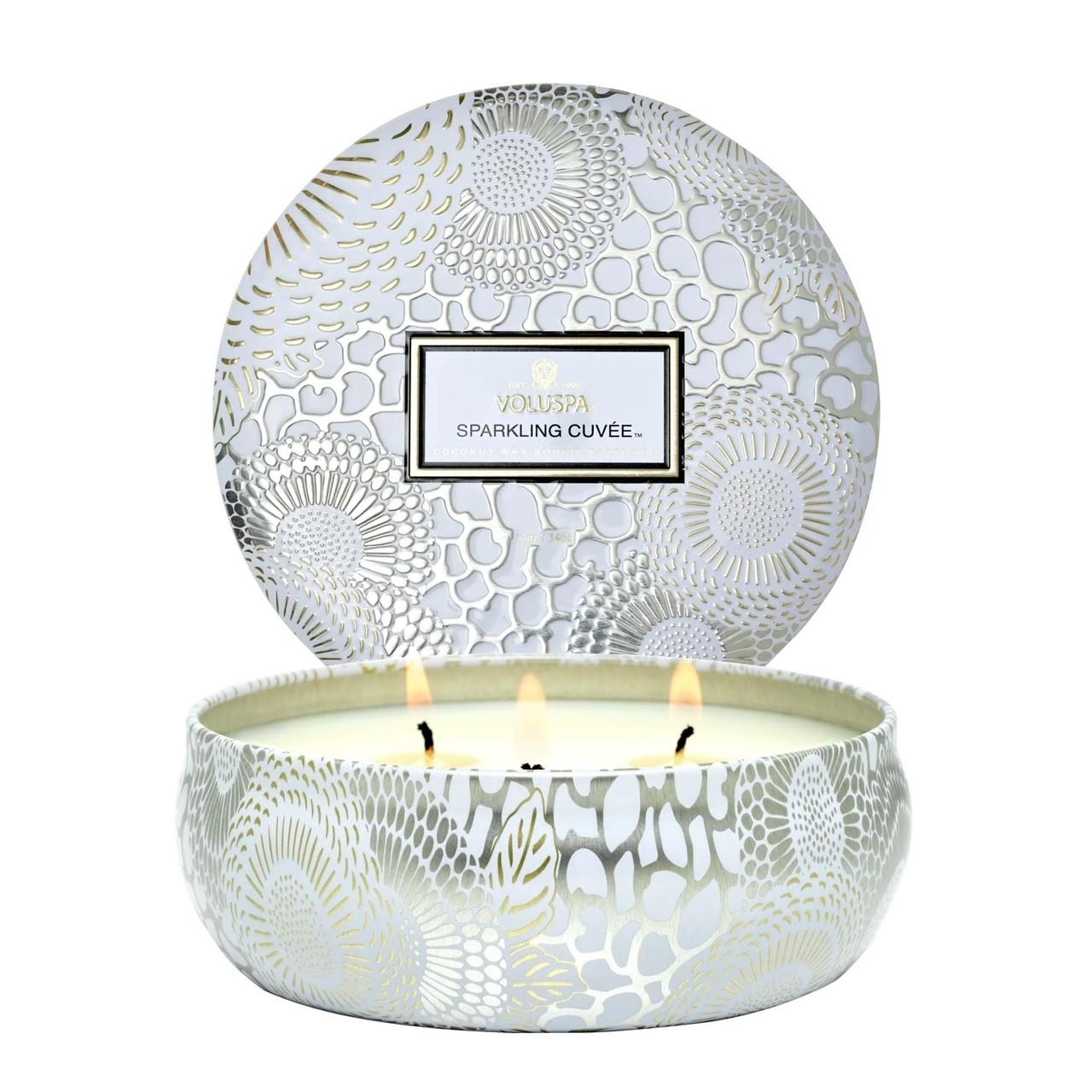3 - Wick Tin Candle 40t - Sparkling Cuvee