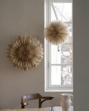 Lotus Julestjerne Beige 60 cm