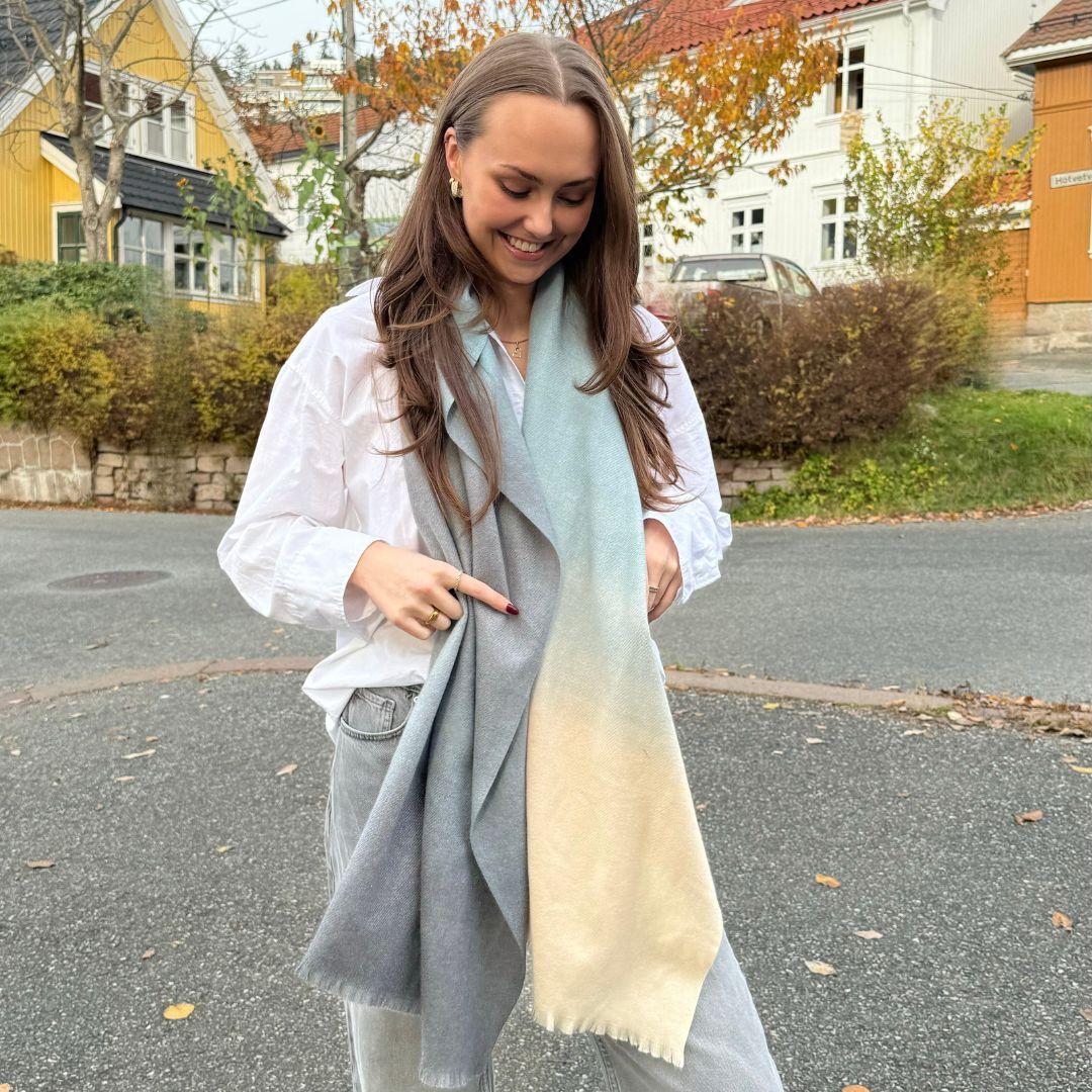 Ombre skjerf