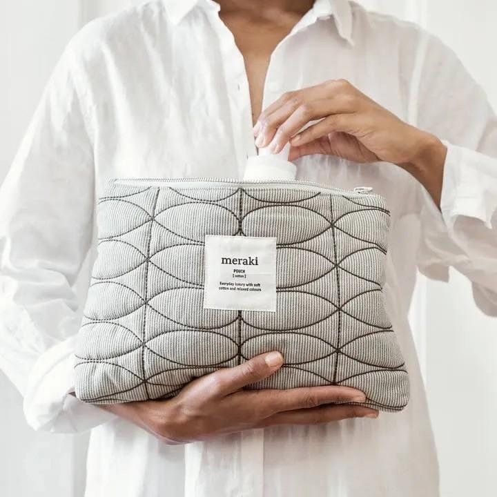 Pouch Mentha - Light grey/army green
