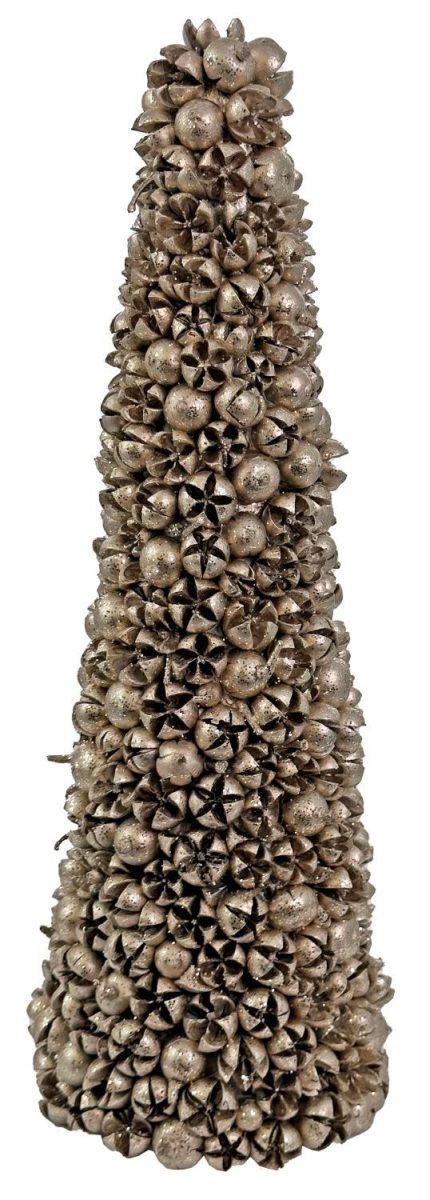 Cross frukt kjegle champagne 40 cm