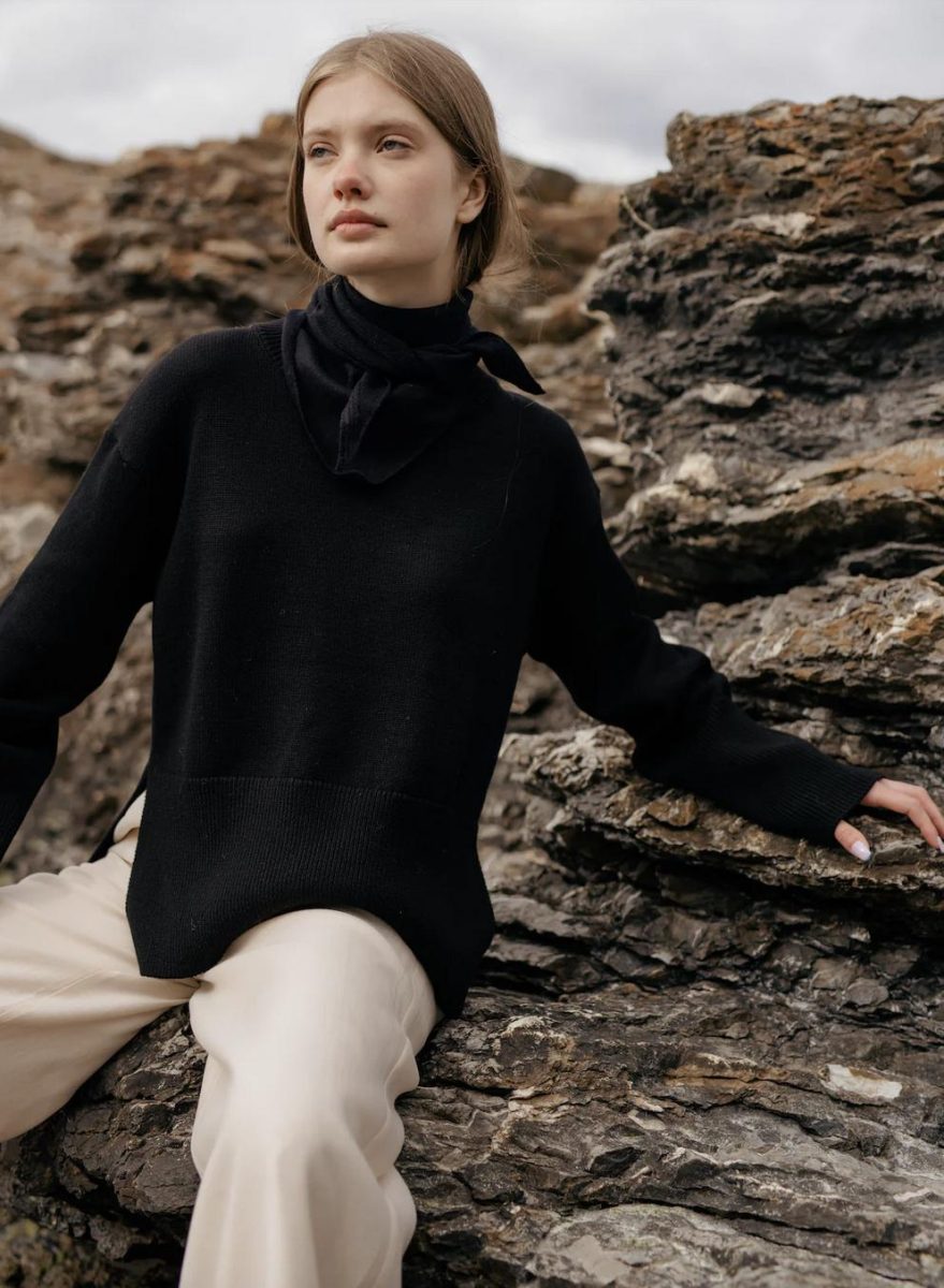 Henny Merino Sweater Black