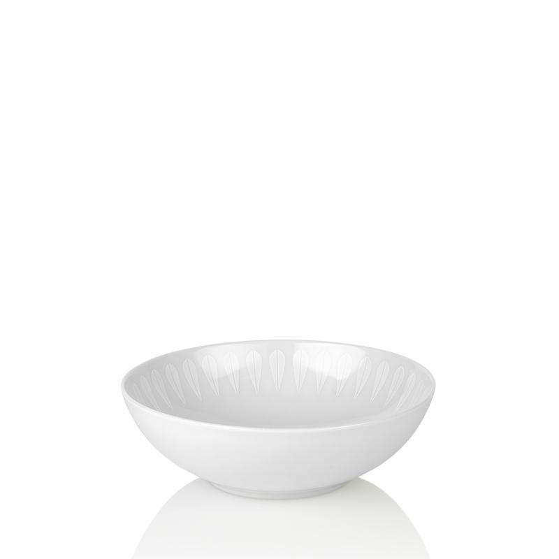Lotus White Deep Plate
