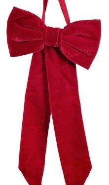 Velvet Bow M 32cm