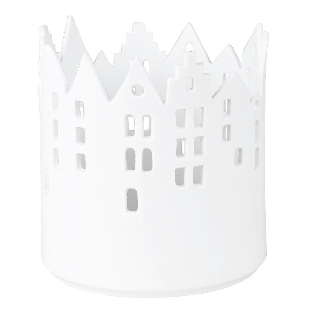 City light town hall square dia 8cm høyde 9 cm