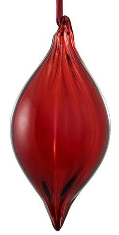 Glass drop burgunder 13cm