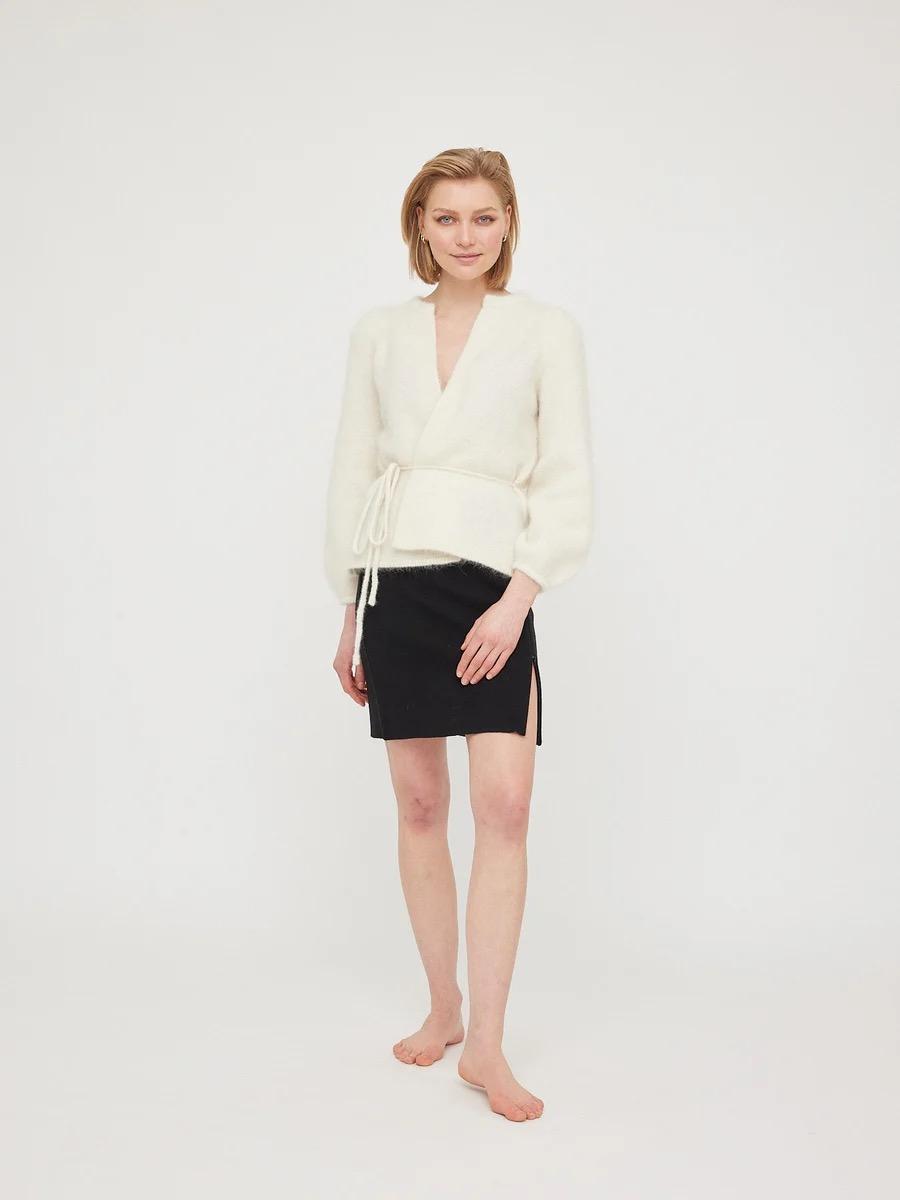 Fredrikke Chunky Cardigan - Offwhite