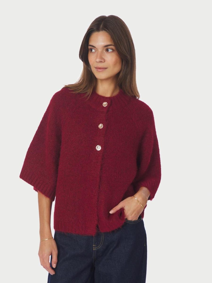 Benuta Cardigan - Dark Red